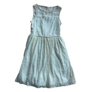 Speechless Girls Ivory Lace Sleeveless Beaded Party Cocktail Formal Dress 12